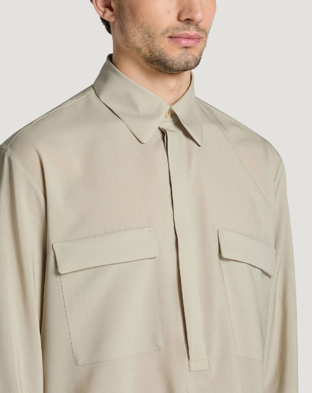 Pt Torino Camicia in lana Fino al 50% di sconto
