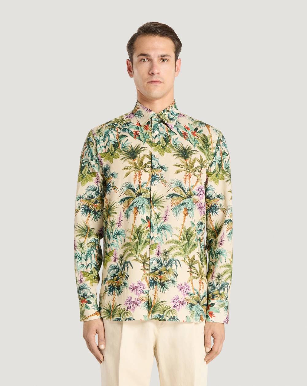 Pt Torino Camicia in twill Sostegno trimestrale