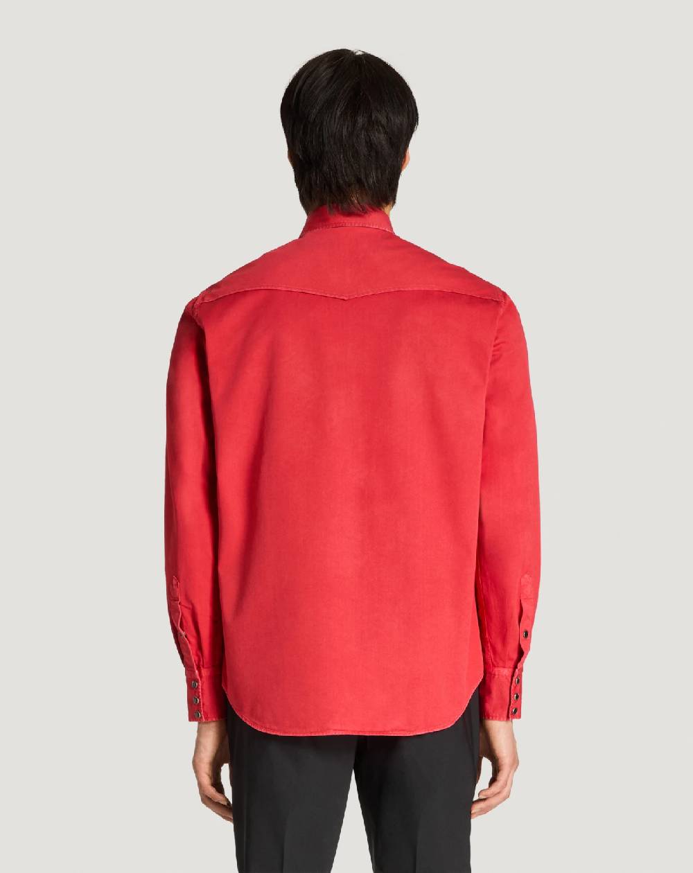 Pt Torino Camicia in gabardina di cotone Discount Store per i nuovi prodotti