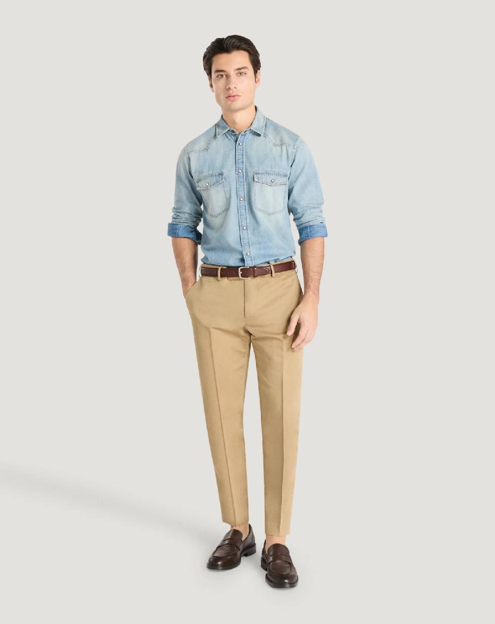 Pt Torino Camicia in denim Officina