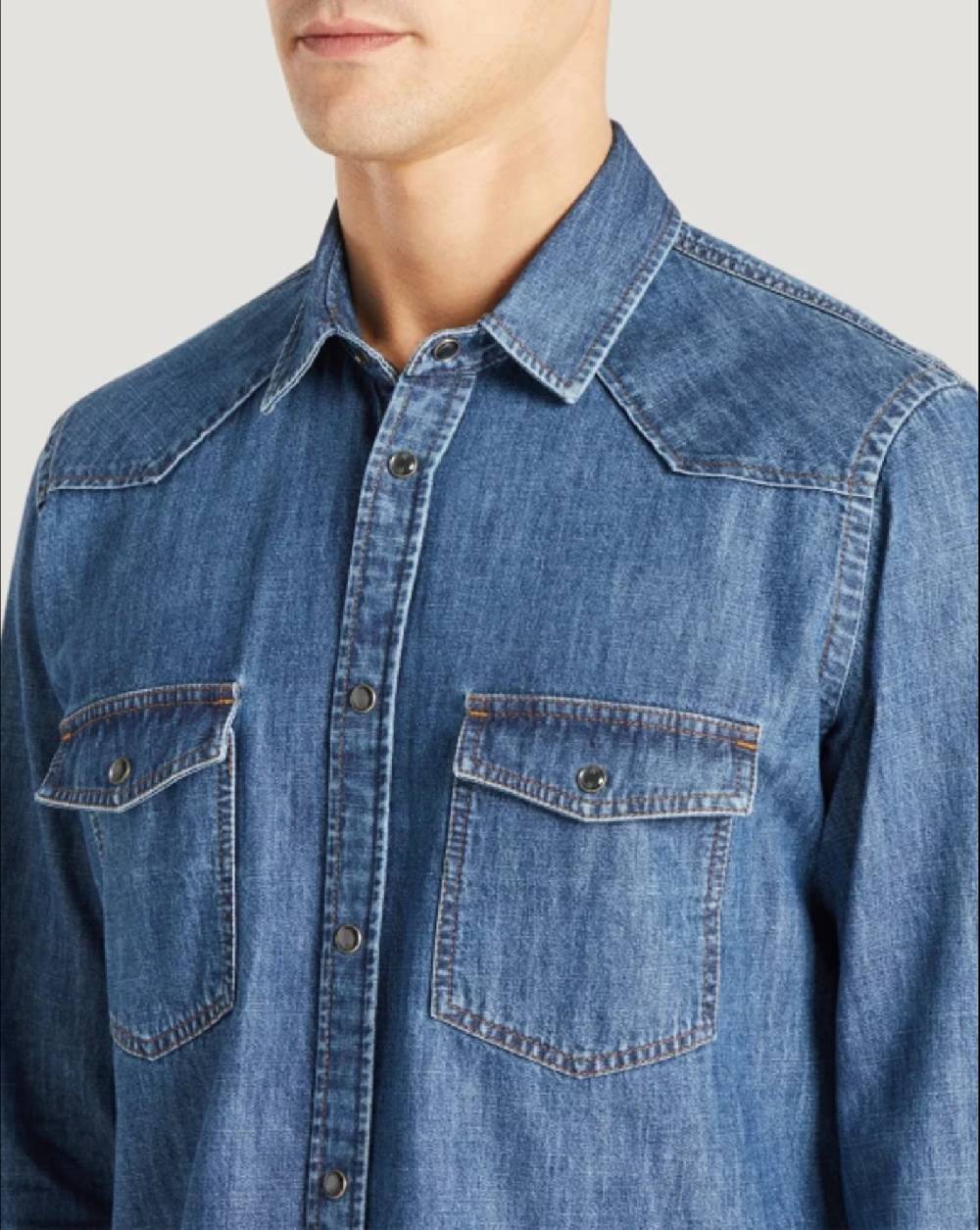 Pt Torino Camicia in denim Limitato a 3 giorni