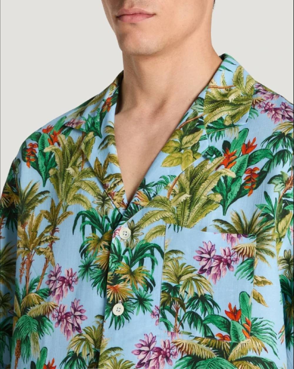 Pt Torino Camicia in twill di lino In vendita