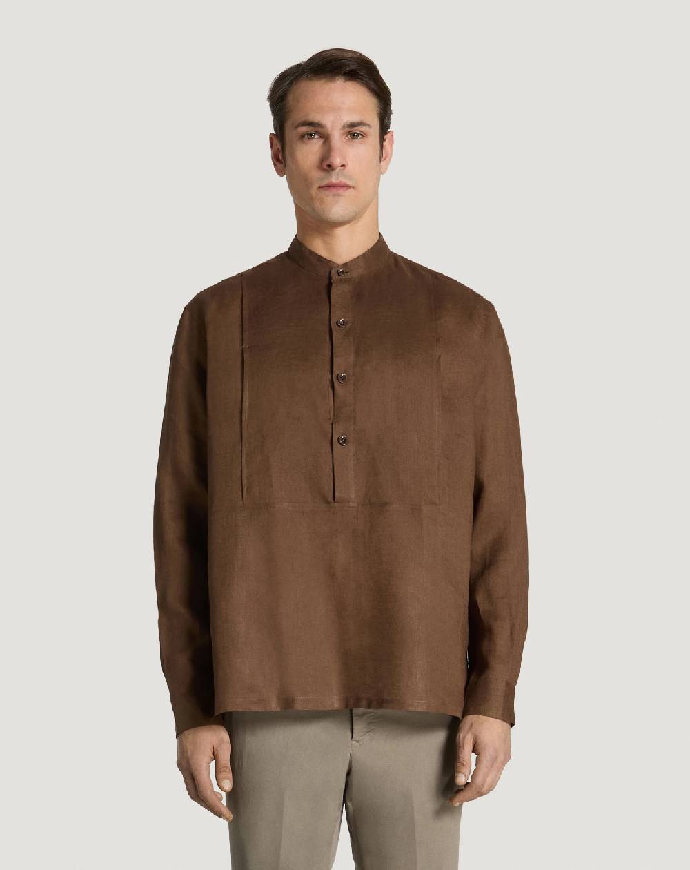 Pt Torino Camicia in lino Sconti questo mese