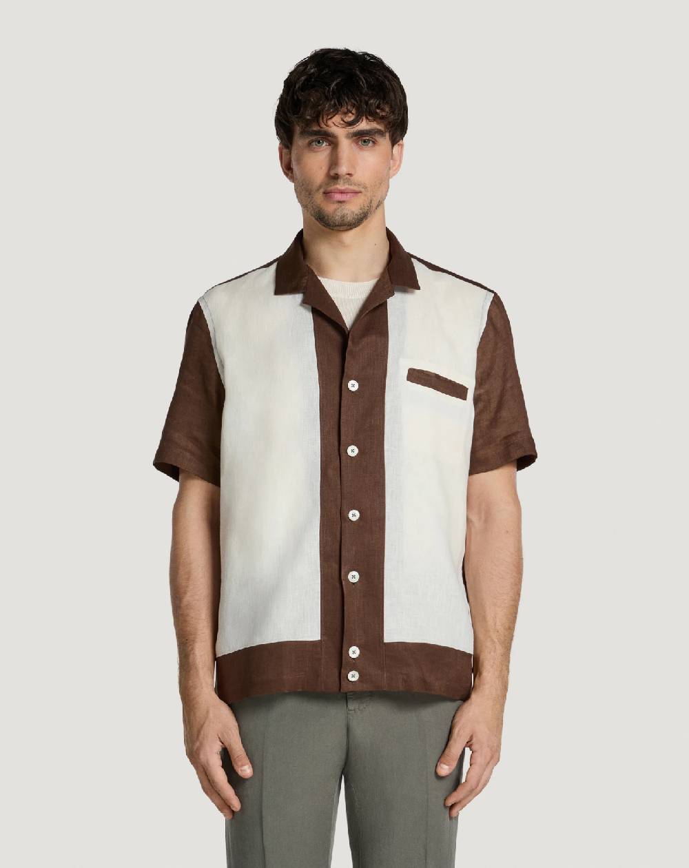 Pt Torino Camicia in lino Italia