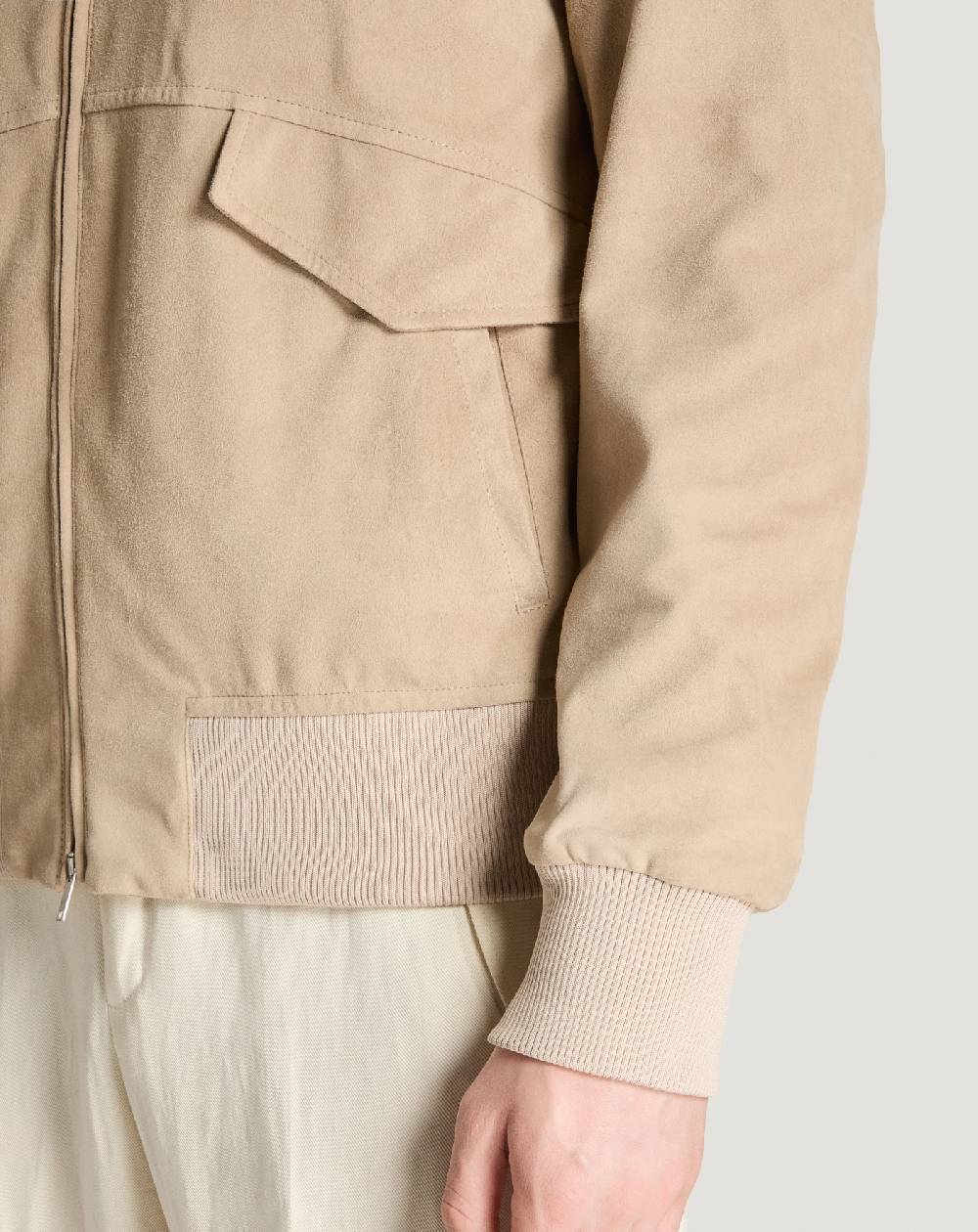 Pt Torino Bomber in suede In Saldo