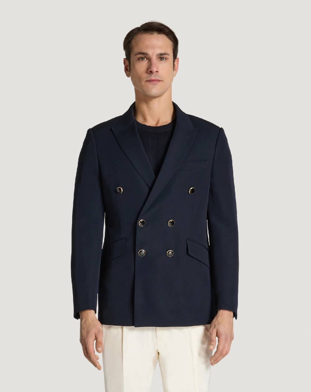 Pt Torino Blazer in lana granité Spedizione gratuita