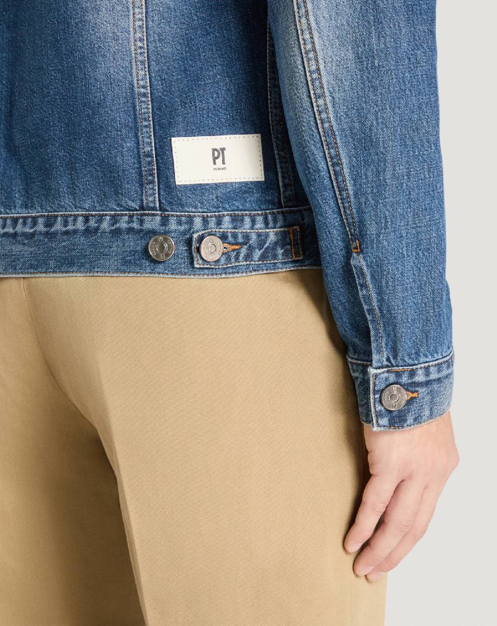Pt Torino Giacca in denim Sconto di tempo limitato