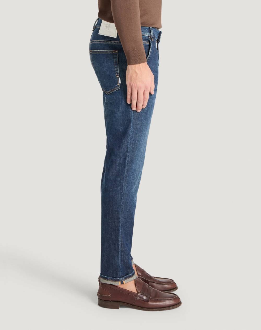 Pt Torino Jeans Indie in denim batavia stretch Offerta Pasqua