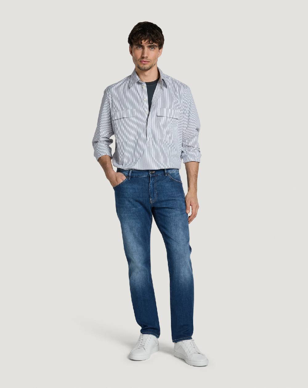 Pt Torino Jeans Soul in denim soft touch Smaltimento dello stoccaggio