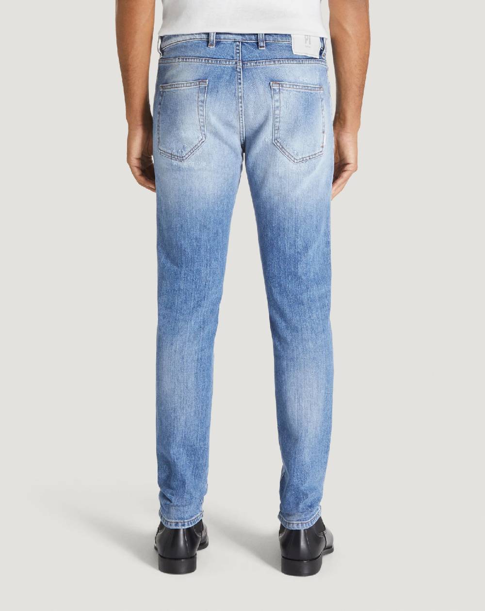 Pt Torino Jeans Rock in denim organico stretch Vendita calda