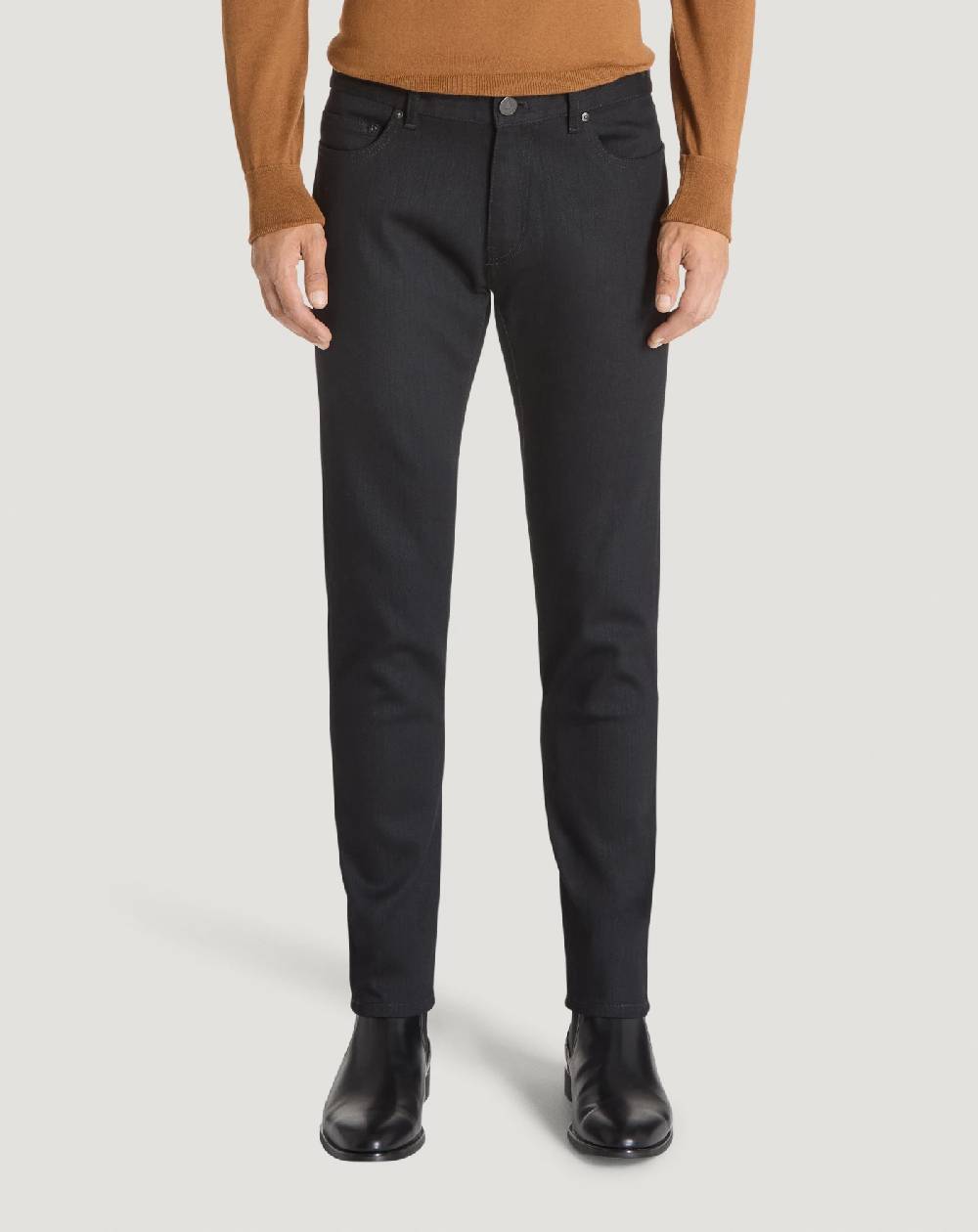 Pt Torino Jeans Rock in denim super black Offerta migliore