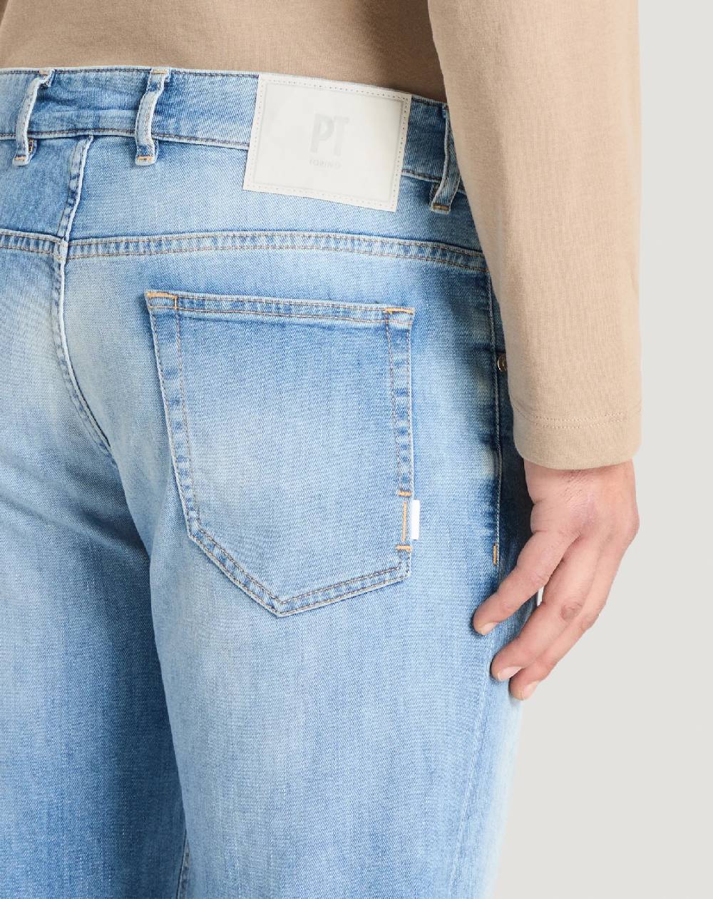 Pt Torino Jeans Reggae in denim soft touch Lightning offer