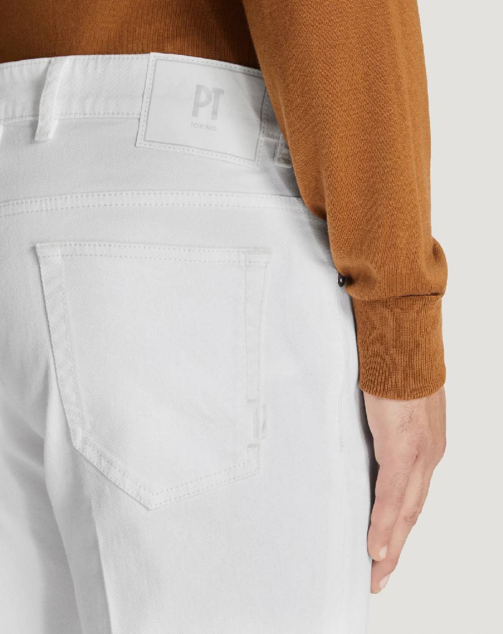 Pt Torino Jeans Reggae in denim superwhite Enormi risparmi
