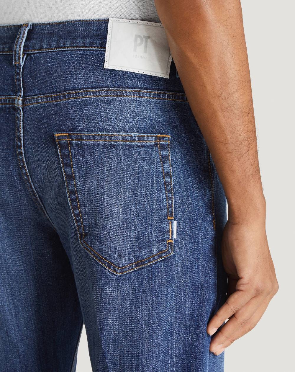 Pt Torino Jeans Dub in denim organico Sconti VIP