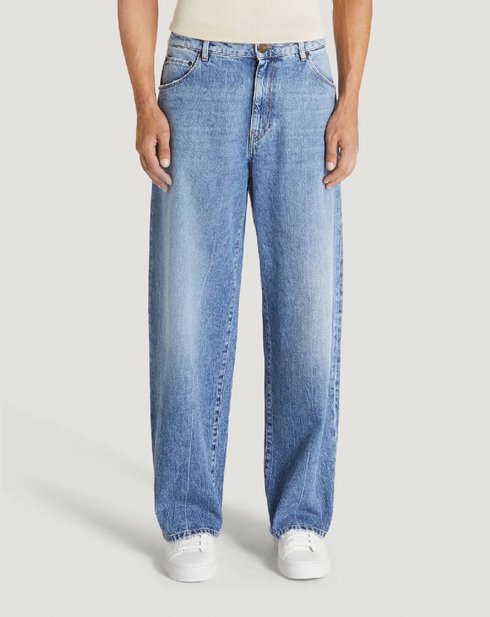 Pt Torino Jeans Skater in denim vintage Offerta settimanale