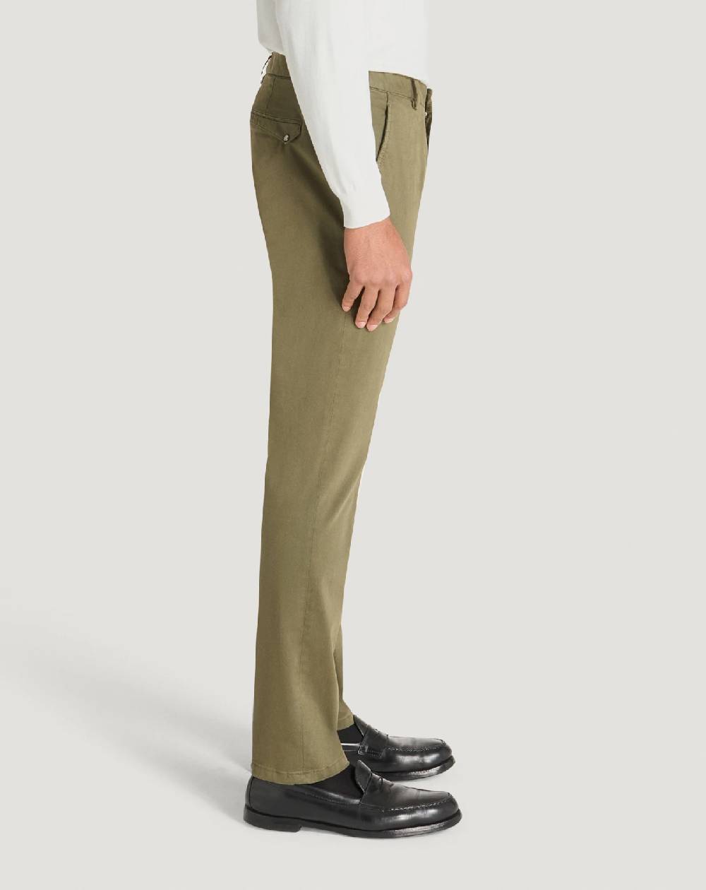 Pt Torino Pantaloni Wonder in satin stretch Ultimi tre giorni