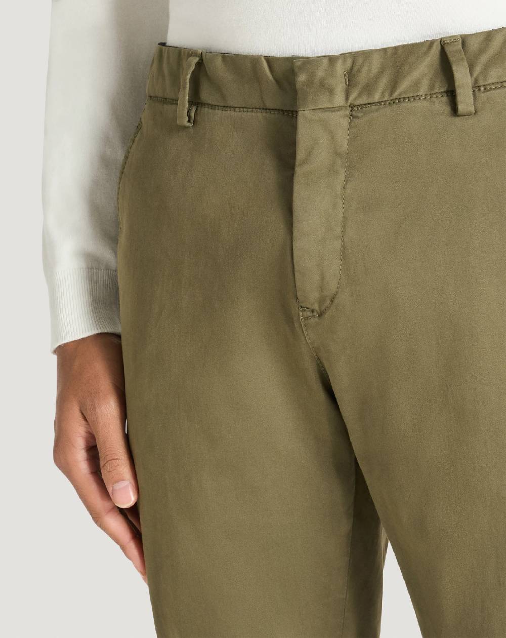 Pt Torino Pantaloni Wonder in satin stretch Ultimi tre giorni