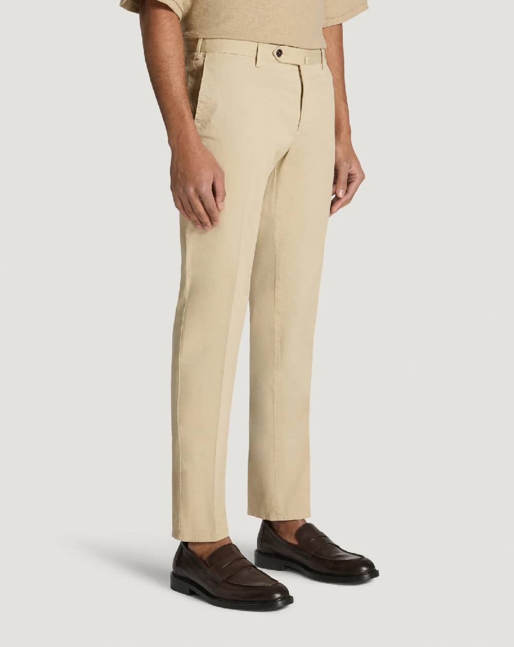 Pt Torino Pantaloni Slim in gabardina stretch ACQUISTA ORA