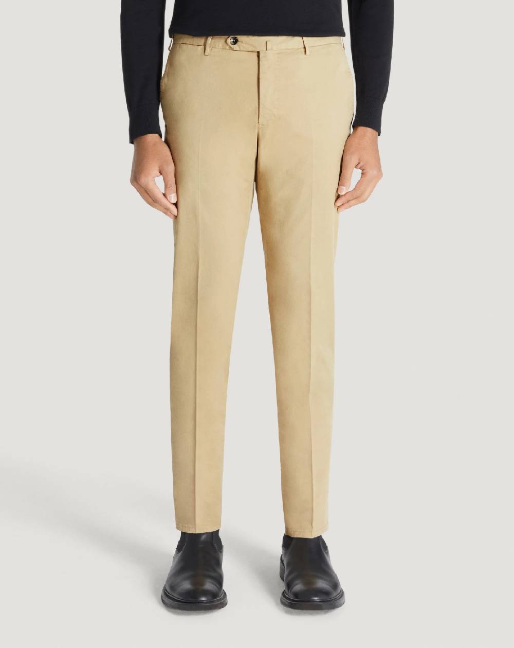 Pt Torino Pantaloni Superslim in gabardina stretch Latest stili