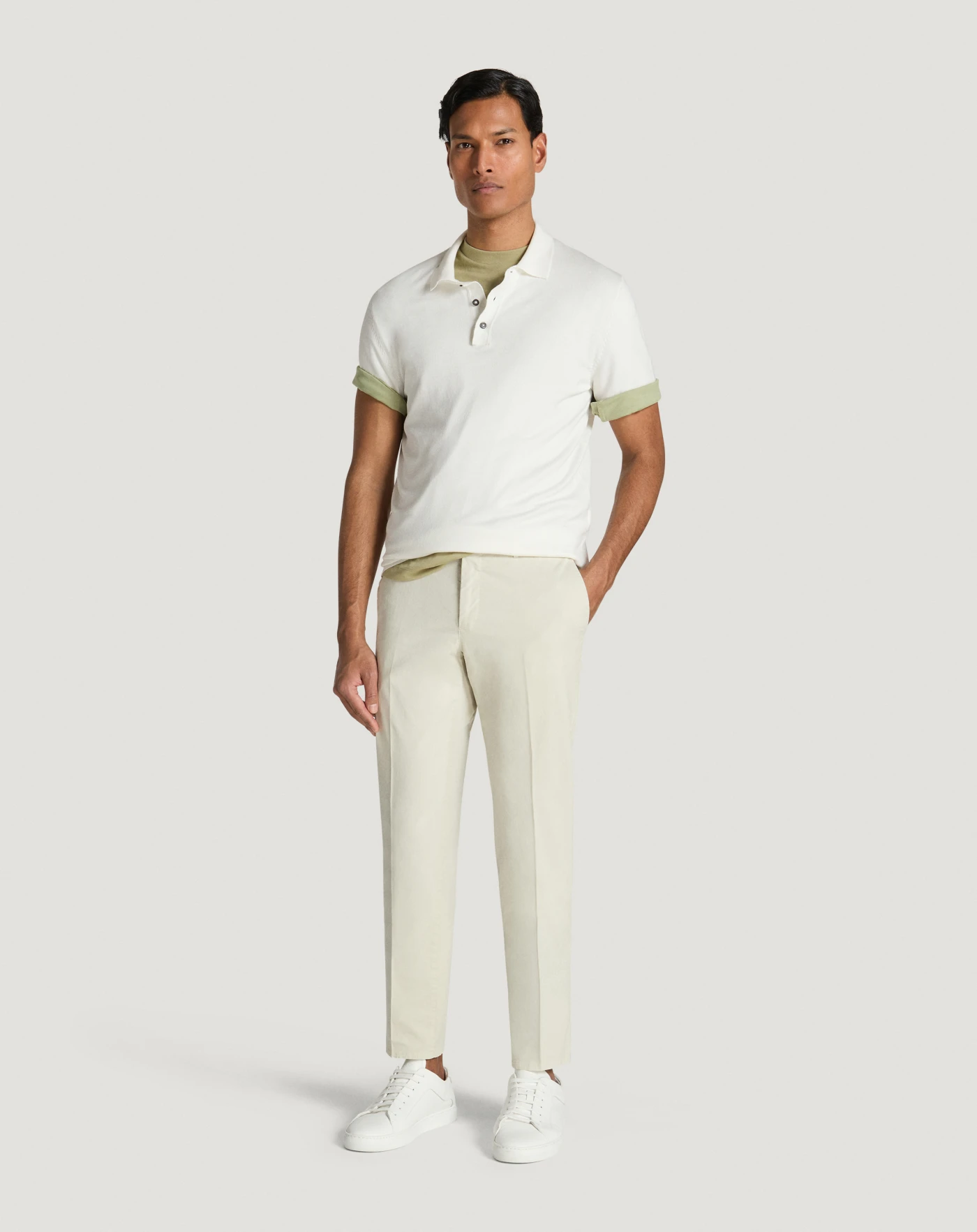 Pt Torino Pantaloni Slim in gabardina stretch Promozione temporanea