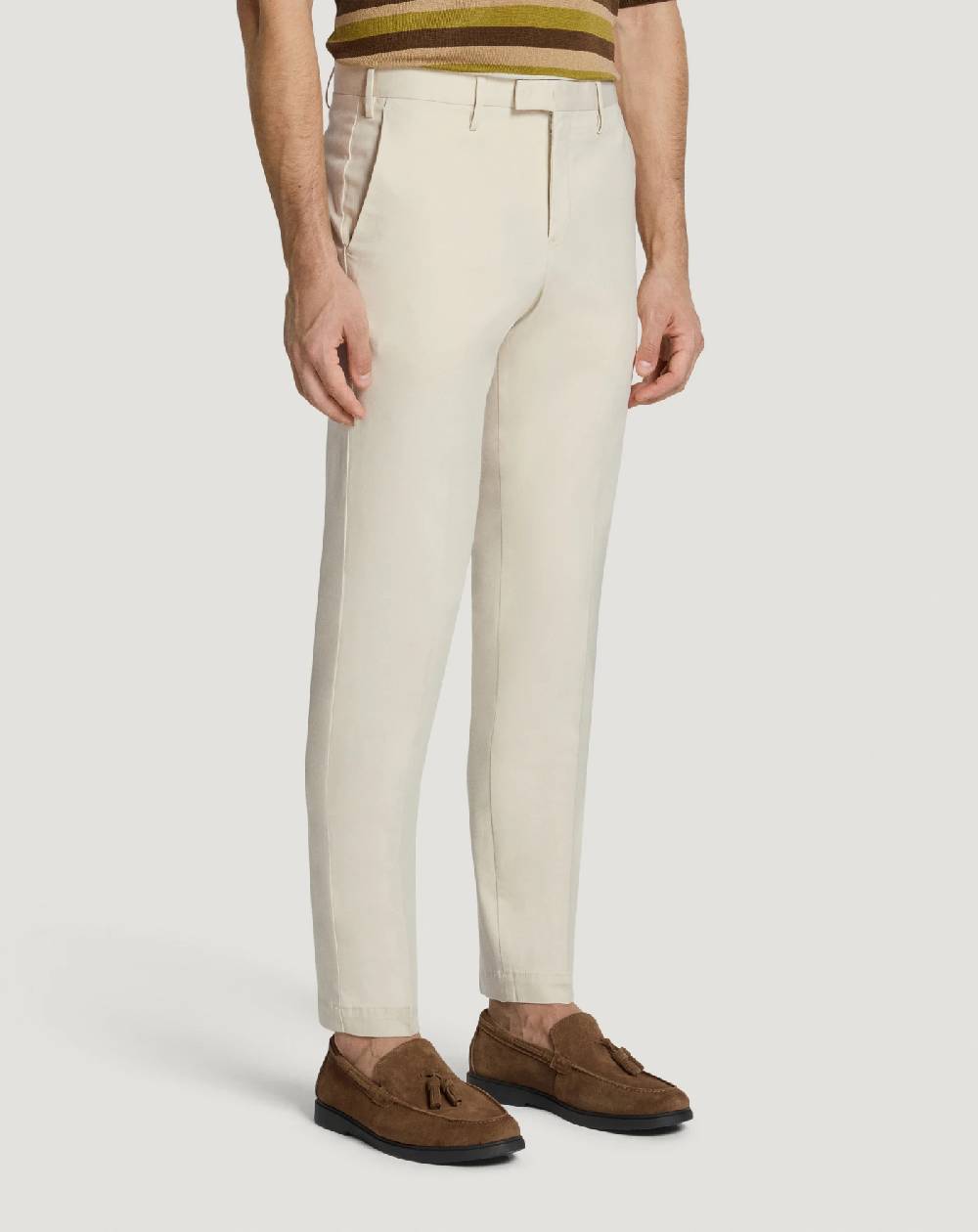 Pt Torino Pantaloni Master in cotone stretch délavé Fino al 60% di sconto