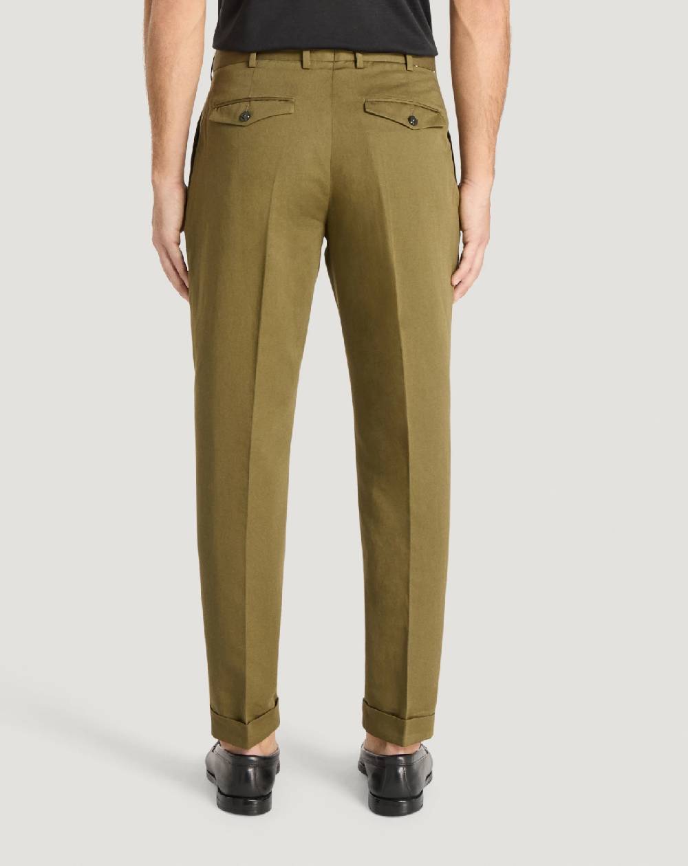 Pt Torino Pantaloni Rebel in gabardina di cotone e lino Fino al 55% di sconto