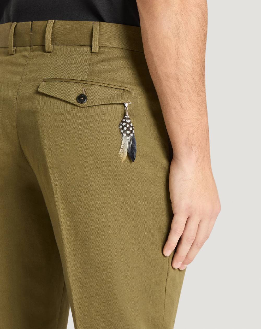 Pt Torino Pantaloni Rebel in gabardina di cotone e lino Fino al 55% di sconto