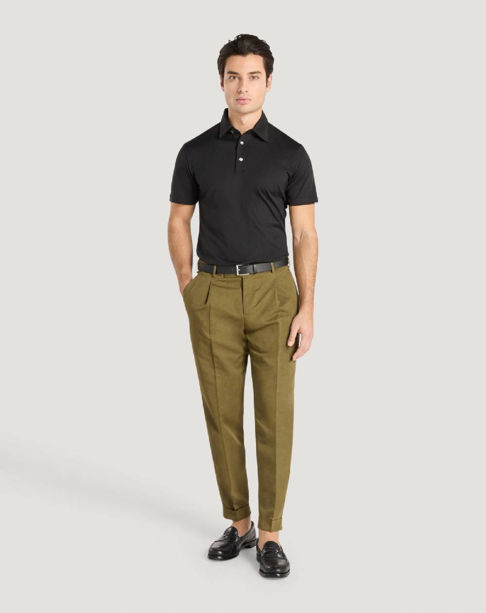 Pt Torino Pantaloni Rebel in gabardina di cotone e lino Fino al 55% di sconto