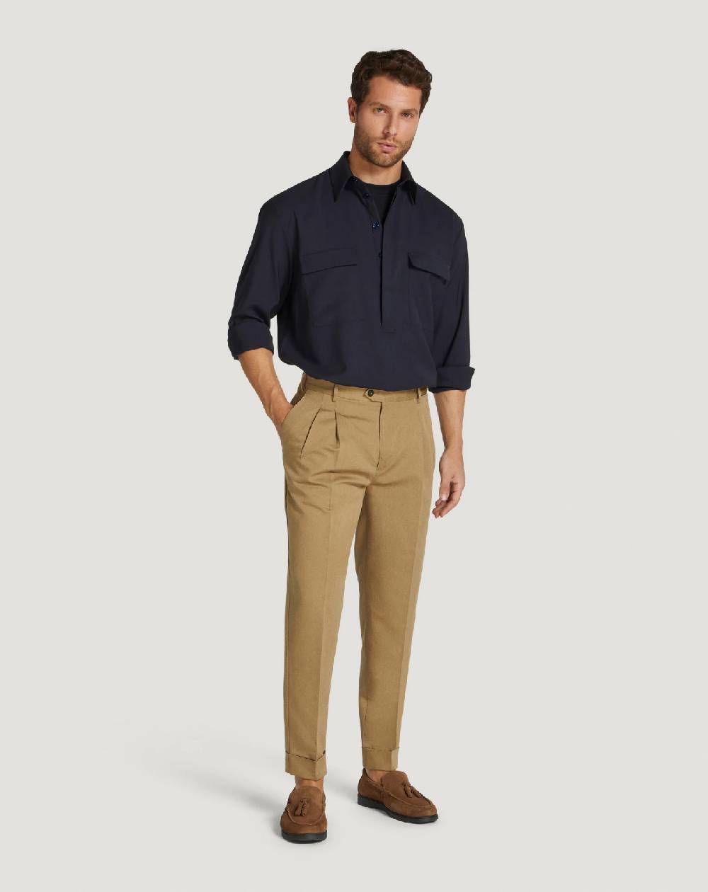 Pt Torino Pantaloni The Reporter in gabardina Discount Store per i nuovi prodotti