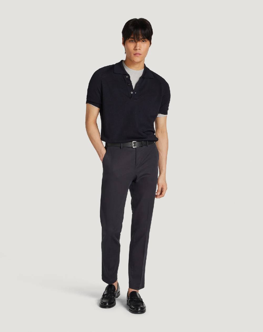 Pt Torino Pantaloni Master in cotone stretch délavé Enormi sconti