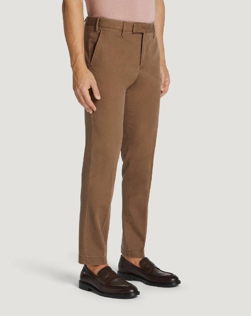 Pt Torino Pantaloni Master in cotone stretch délavé Fino Al -60%
