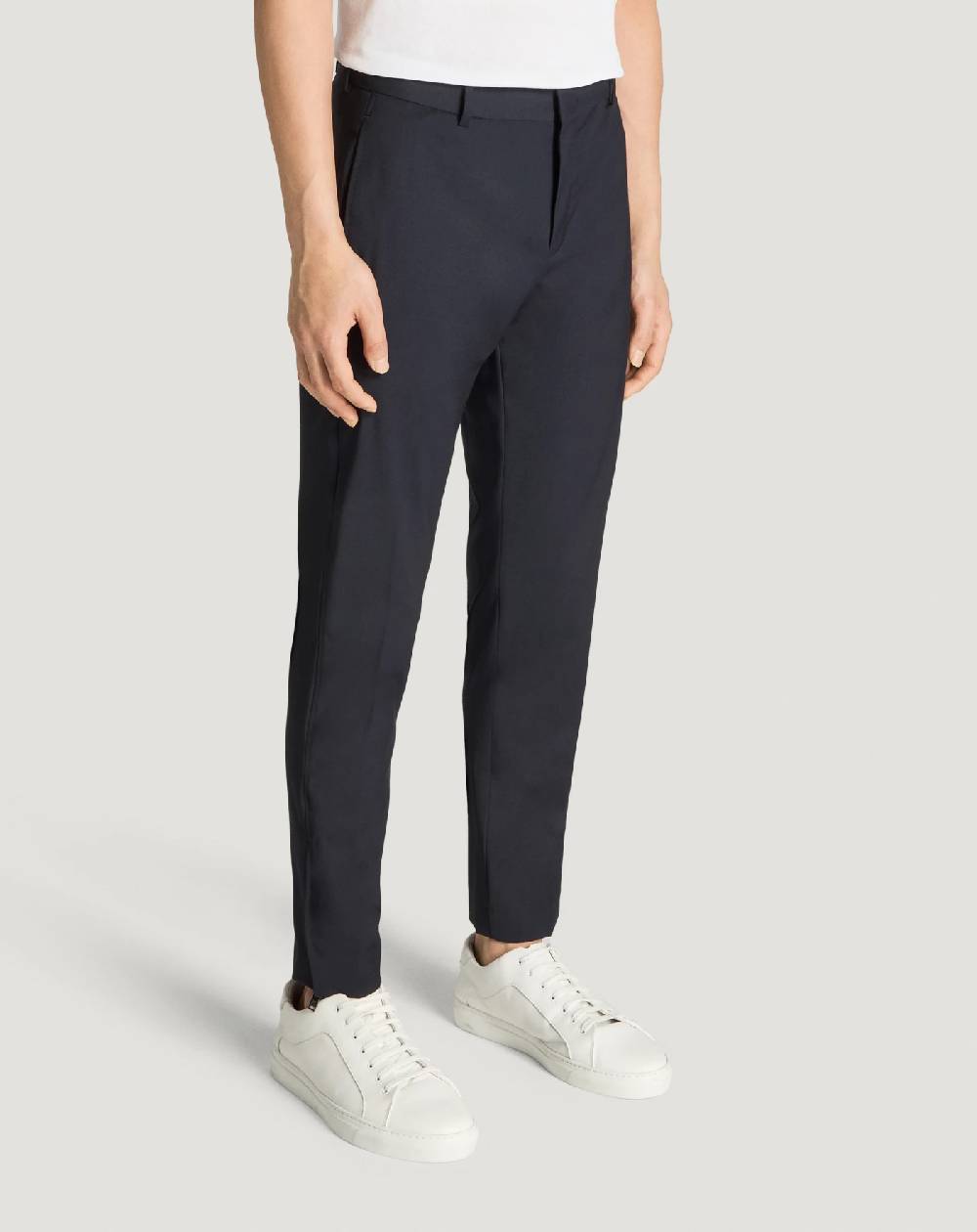 Pt Torino Pantaloni Epsilon Zip in lana active Sconto