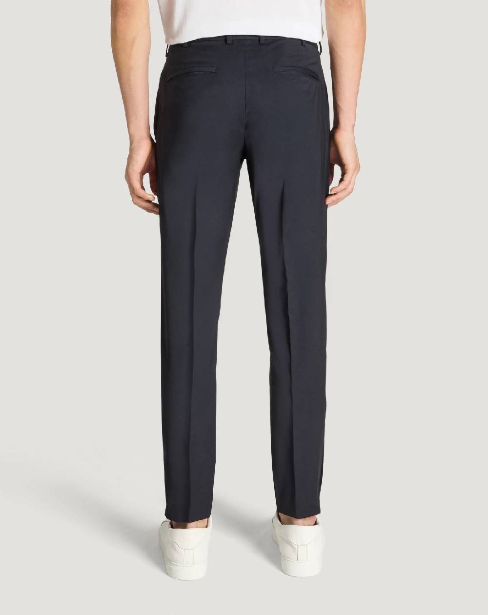 Pt Torino Pantaloni Epsilon Zip in lana active Sconto