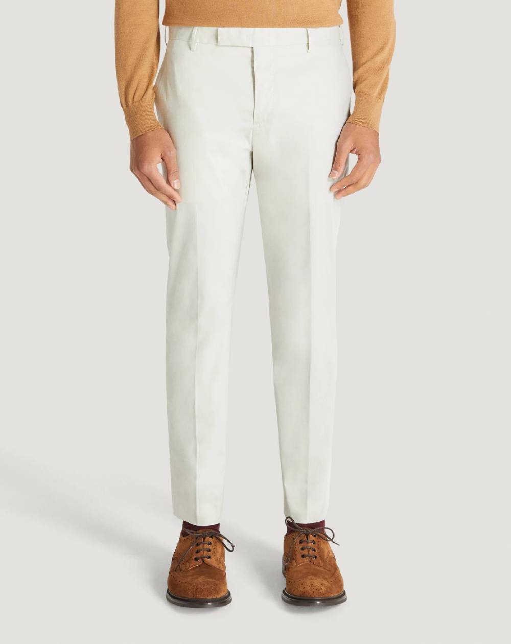 Pt Torino Pantaloni Dieci in gabardina stretch In Saldo