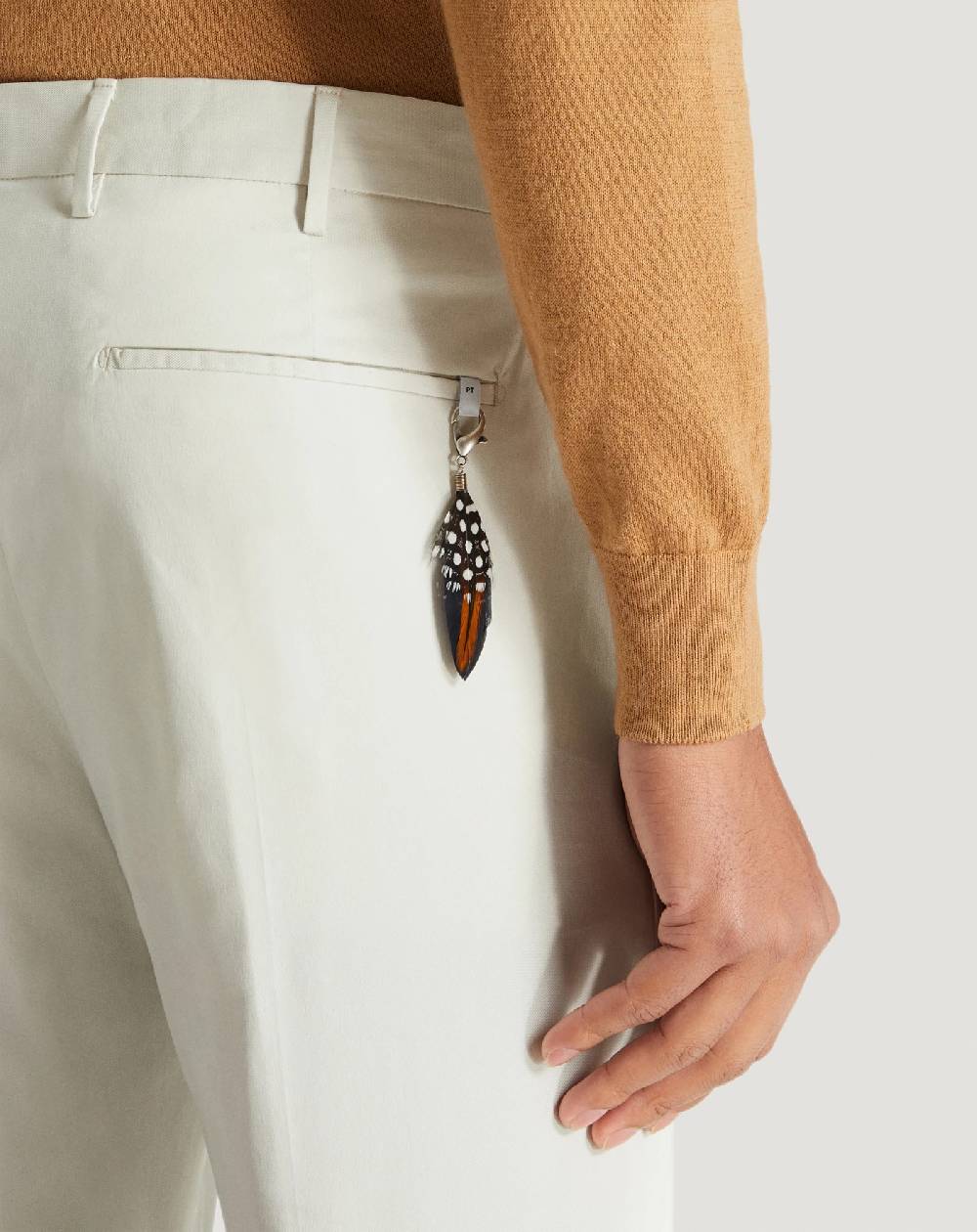 Pt Torino Pantaloni Dieci in gabardina stretch In Saldo