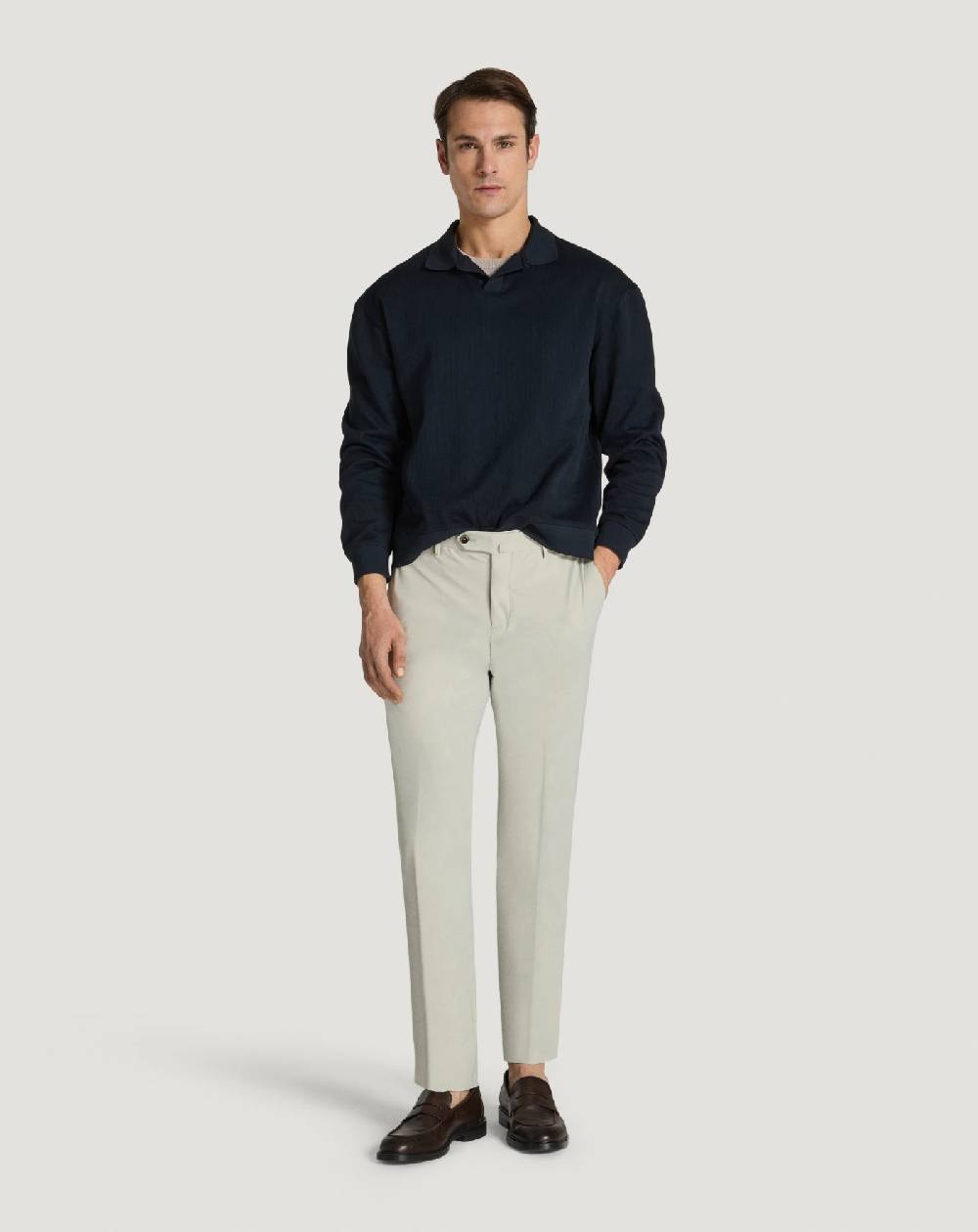 Pt Torino Pantaloni Slim in tessuto organico stretch Offerta Anniversario