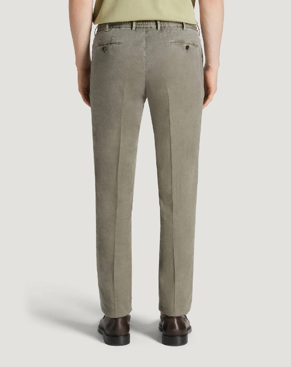 Pt Torino Pantaloni Slim in lino stretch délavé Offerta migliore