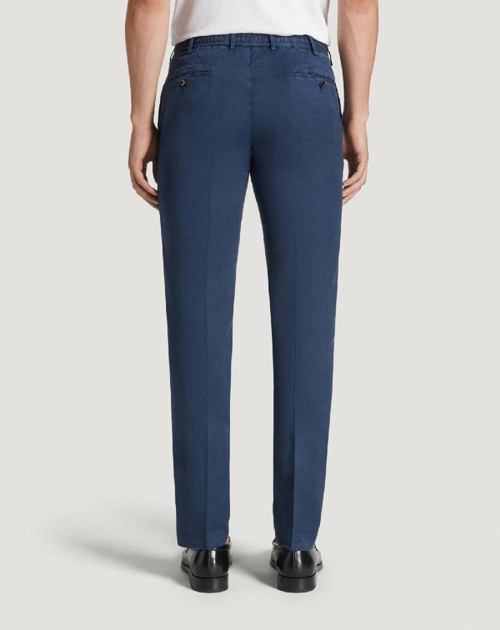 Pt Torino Pantaloni Slim in lino stretch délavé Offerta settimanale