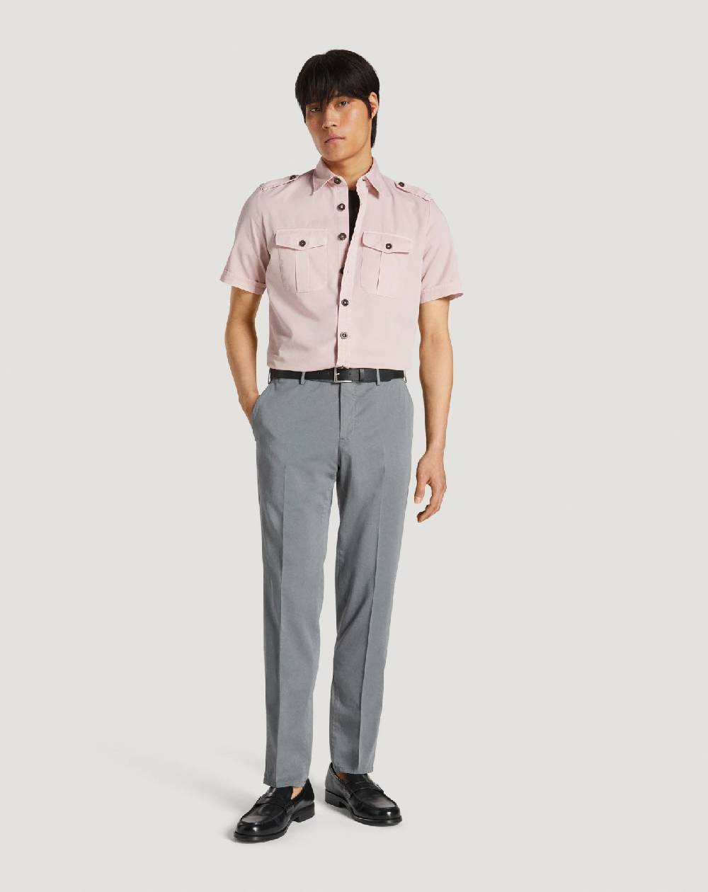 Pt Torino Pantaloni Slim in silkochino Ultimo giorno