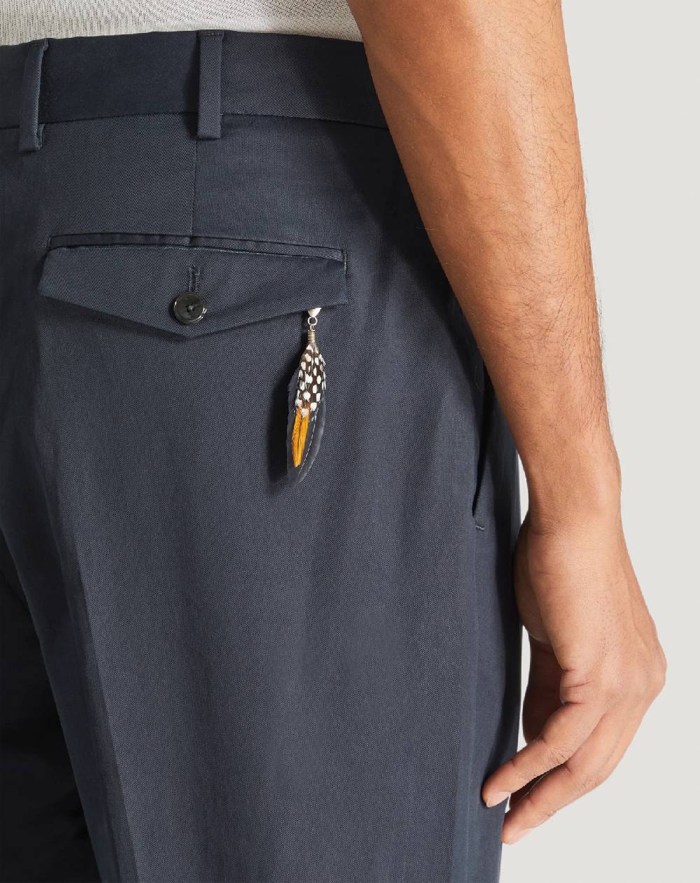Pt Torino Pantaloni Rebel in gabardina stretch Duty-free
