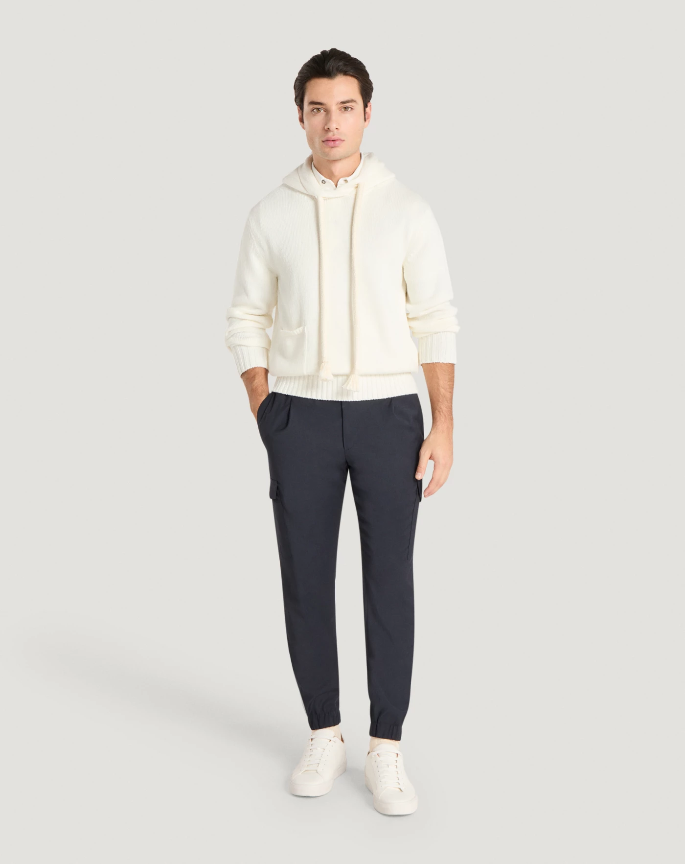 Pt Torino Pantaloni Soft in techno lana Italy
