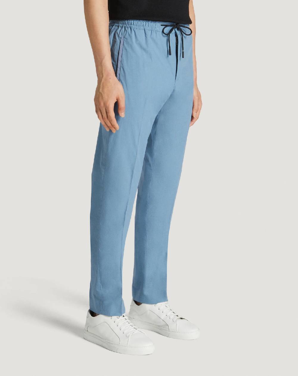 Pt Torino Pantaloni Omega in popeline stretch Pezzi Unici