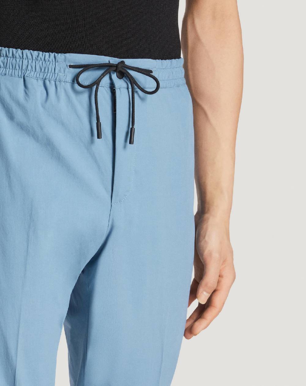 Pt Torino Pantaloni Omega in popeline stretch Pezzi Unici