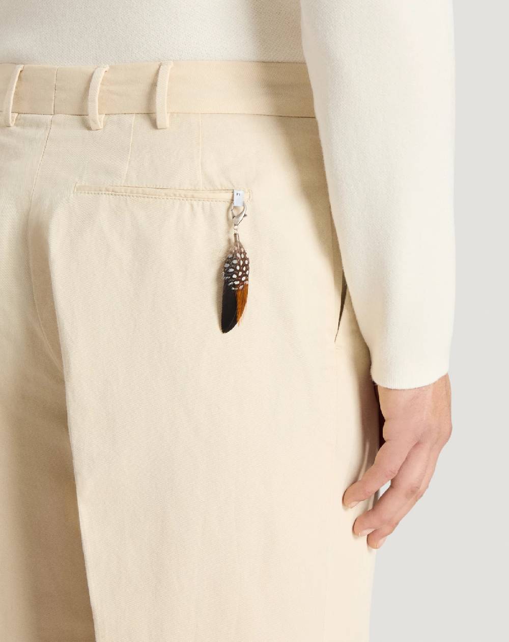 Pt Torino Pantaloni Quindici in gabardina Consegna Veloce
