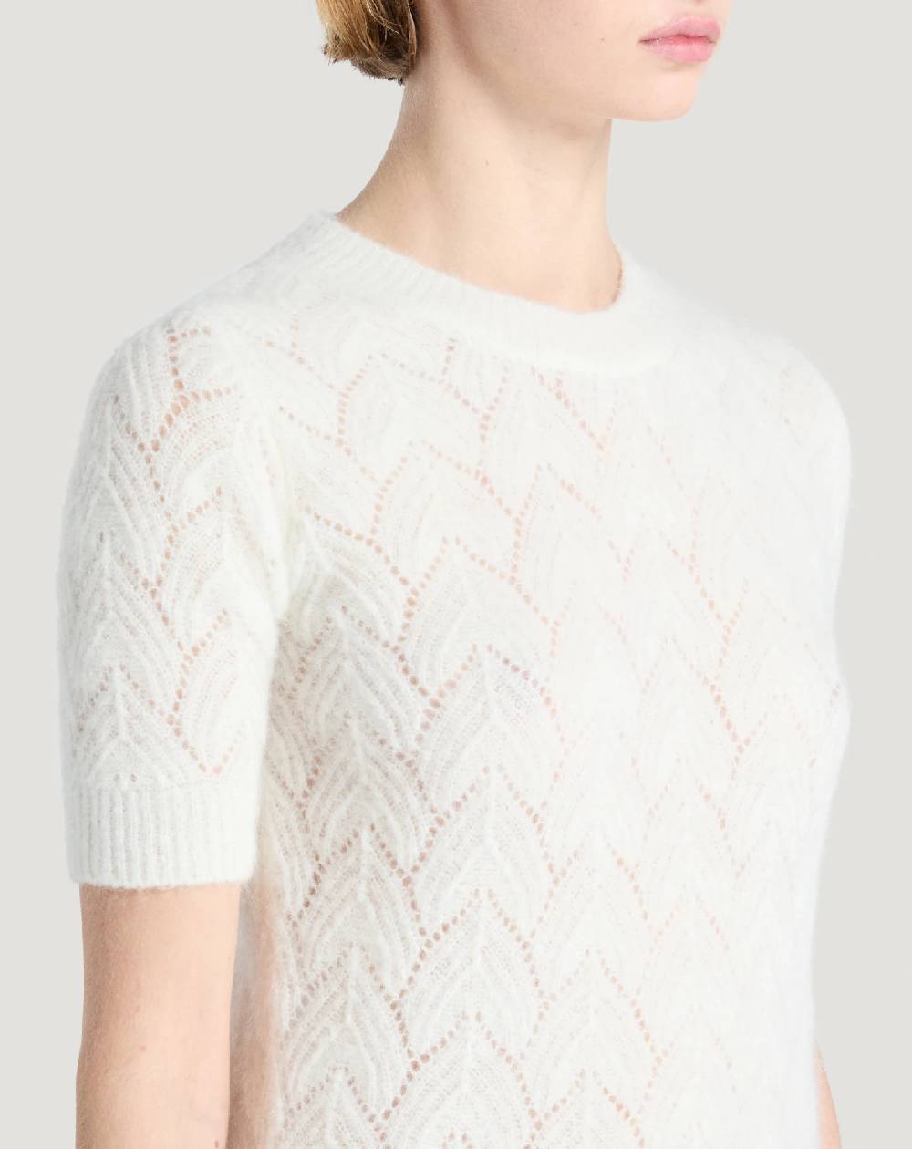 Pt Torino Maglia in mohair e lana Sottocosto