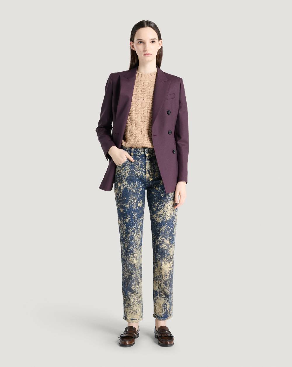 Pt Torino Jeans Alanis in denim di cotone Presa