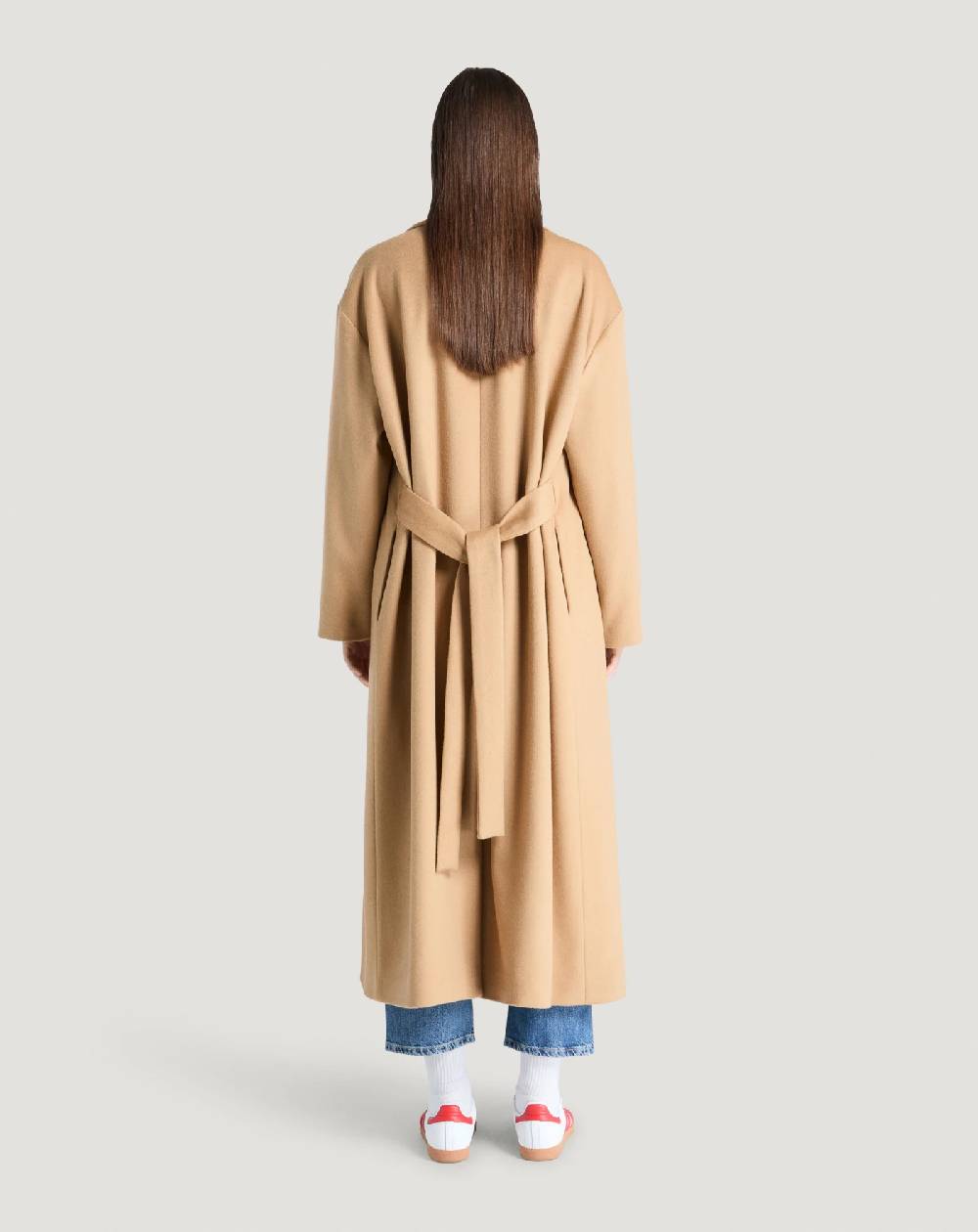 Pt Torino Cappotto in drap di lana e cachemire Sconto