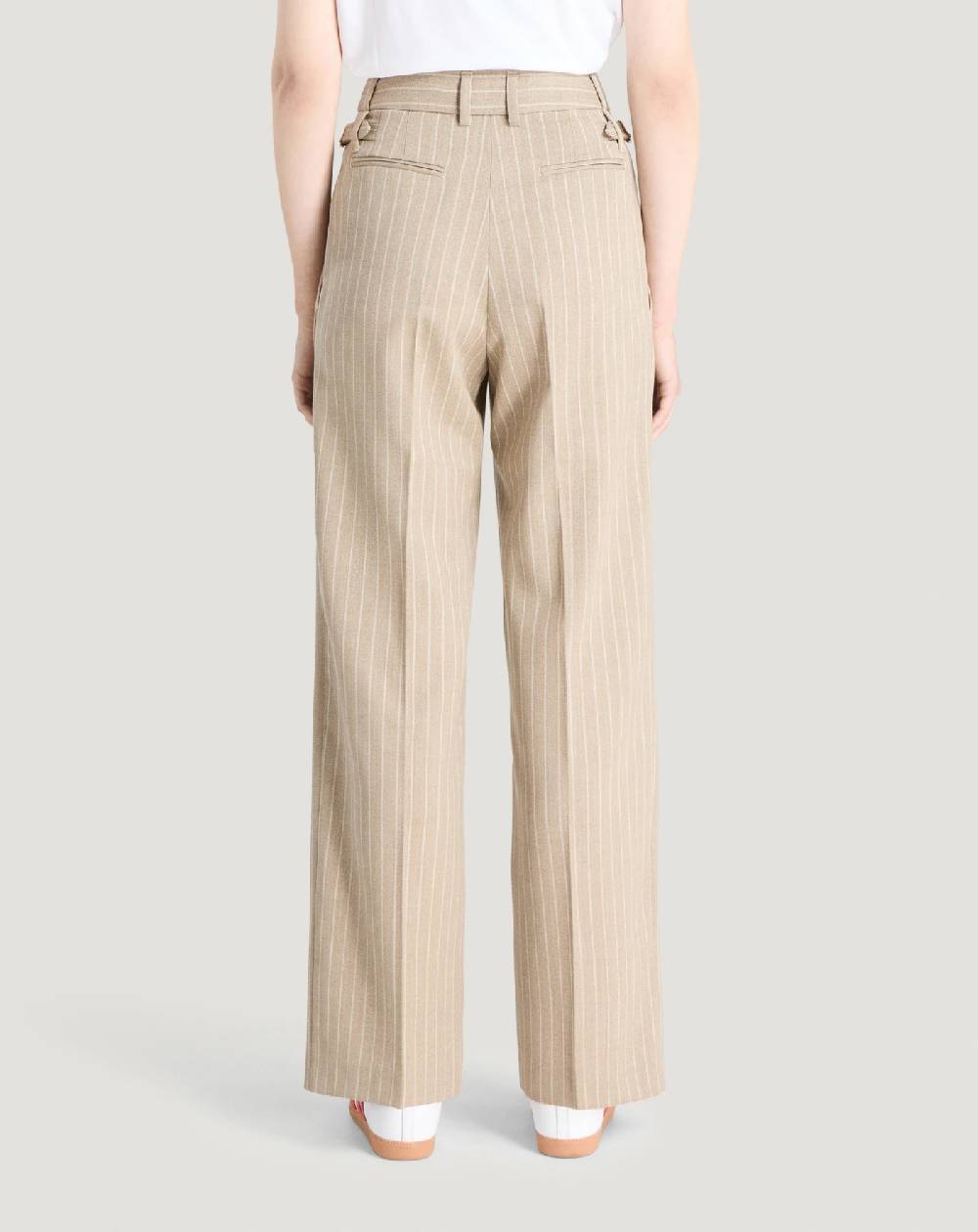 Pt Torino Pantaloni Isabel in lana mouliné Online