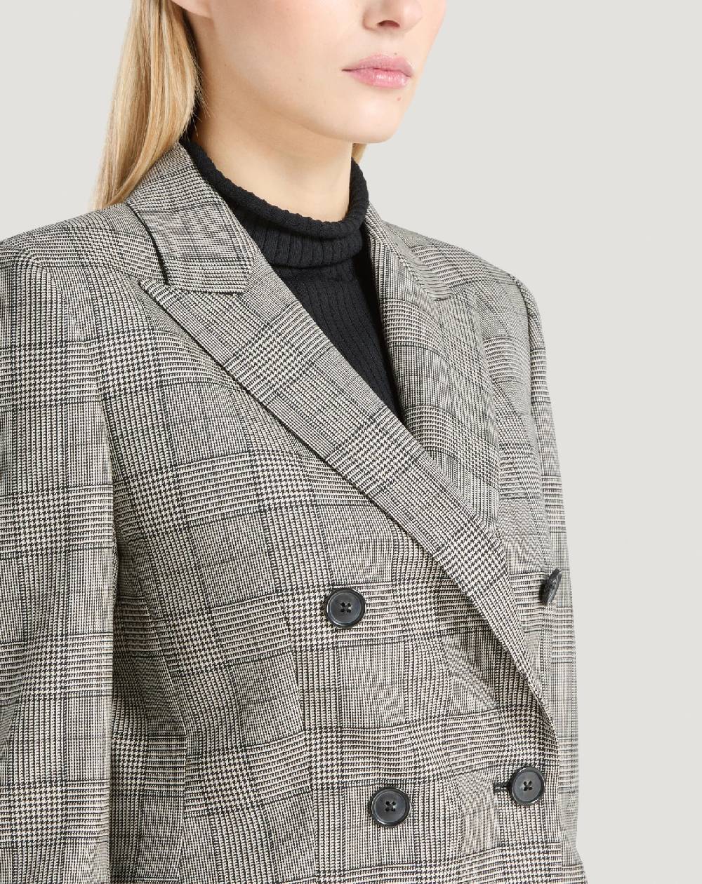 Pt Torino Blazer in lana check Saldi Di Fabbrica