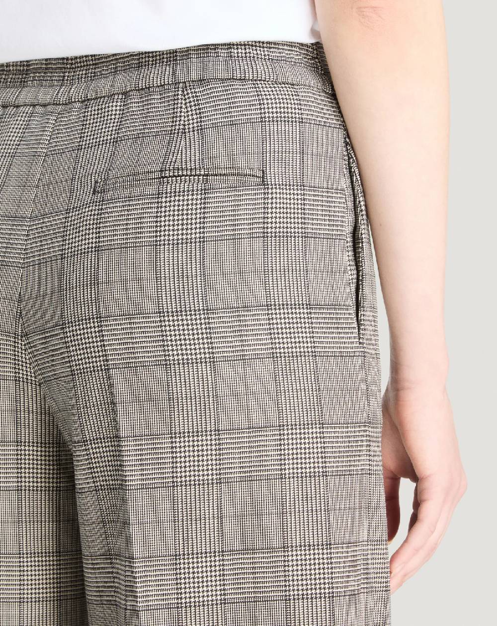 Pt Torino Pantaloni Lorenza in lana check I Più Venduti